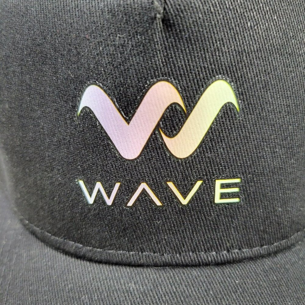 WAVE Vape Snapback Hat Cap Black - Picture 3 of 9